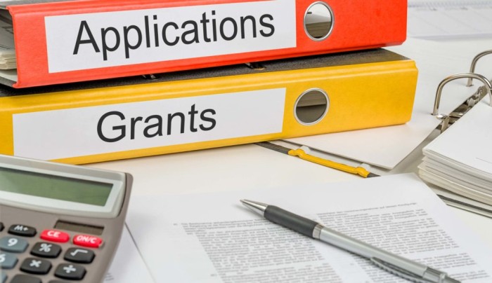 Folders with the label Applications and Grants